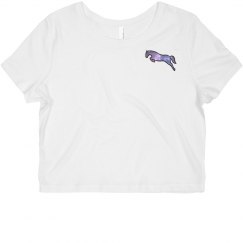 Equestrian Fierce Galaxy Crop Top
