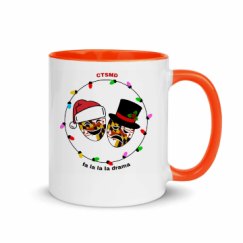 11oz Ceramic Mug with Color Inside