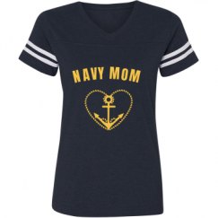 Ladies Relaxed Fit Vintage Sports Tee