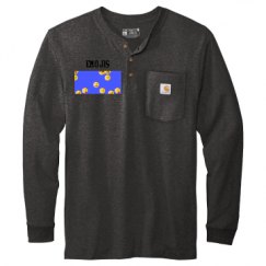 Unisex Carhartt Long Sleeve Henley Tee