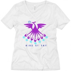 Ladies Relaxed Fit V-Neck Tee