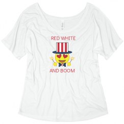 Ladies Flowy Slouchy Tee