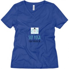 Ladies Relaxed Fit V-Neck Tee