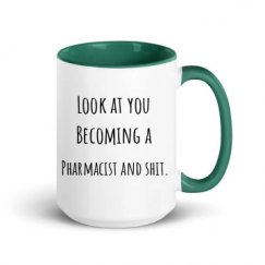 15oz Ceramic Mug with Color Inside