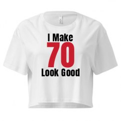 Ladies Festival Cali Crop Top Tee