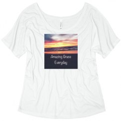 Ladies Flowy Slouchy Tee