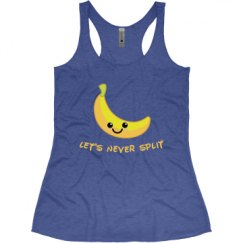 Ladies Slim Fit Super Soft Racerback Triblend Tank