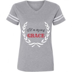 Ladies Relaxed Fit Vintage Sports Tee