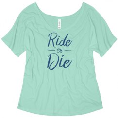 Ladies Flowy Slouchy Tee