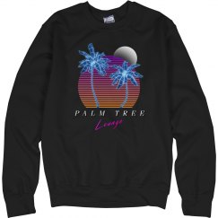 Palm Tree Lounge Sweater - No Distress (COLOR) Logo
