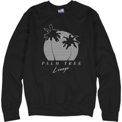 Palm Tree Lounge Sweater (NO DISTRESS) Logo