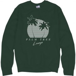 Palm Tree Lounge Sweater (NO DISTRESS) Logo