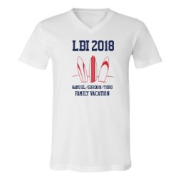 Unisex V-Neck Jersey Tee