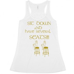 Ladies Flowy Racerback Tank