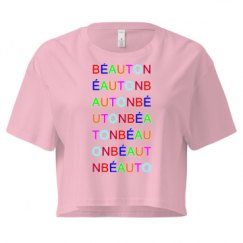 Ladies Festival Cali Crop Top Tee