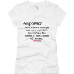 Ladies Slim Fit Basic Promo Jersey Tee