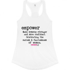 Ladies Slim Fit Racerback Tank Top