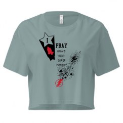 Ladies Festival Cali Crop Top Tee