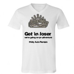 Unisex V-Neck Jersey Tee