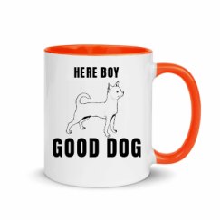 11oz Ceramic Mug with Color Inside