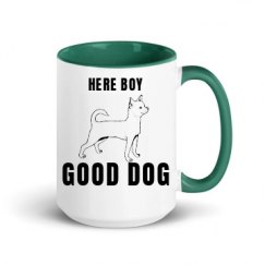 15oz Ceramic Mug with Color Inside