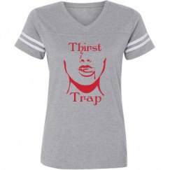 Ladies Relaxed Fit Vintage Sports Tee