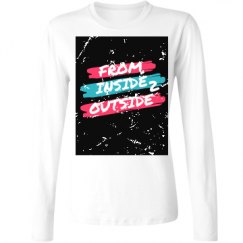 Ladies Relaxed Fit Basic Long Sleeve Tee