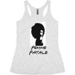 Ladies Slim Fit Super Soft Racerback Triblend Tank