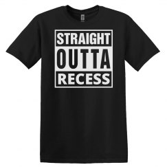Straight Outta RECESS (White Lettering)