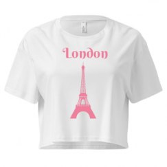 Ladies Festival Cali Crop Top Tee