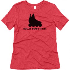 Ladies Relaxed Fit Super Soft Triblend Tee