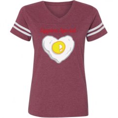 Ladies Relaxed Fit Vintage Sports Tee