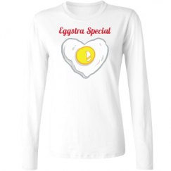 Ladies Relaxed Fit Basic Long Sleeve Tee