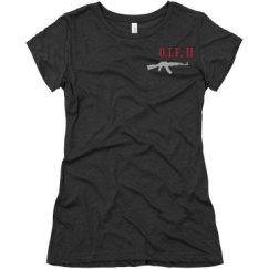 Ladies Slim Fit Super Soft Triblend Tee
