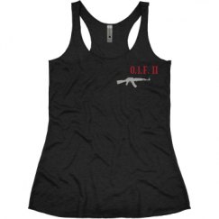 Ladies Slim Fit Super Soft Racerback Triblend Tank