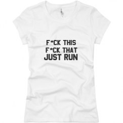 Ladies Slim Fit Basic Promo Jersey Tee