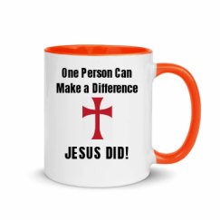 11oz Ceramic Mug with Color Inside