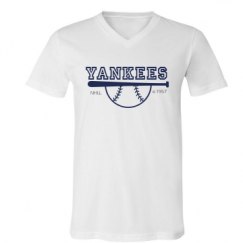 Unisex V-Neck Jersey Tee