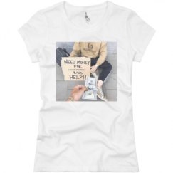 Ladies Slim Fit Basic Promo Jersey Tee