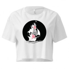 Ladies Festival Cali Crop Top Tee