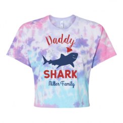 Women's Tie Dye Crop Top Tee