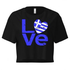 Ladies Festival Cali Crop Top Tee