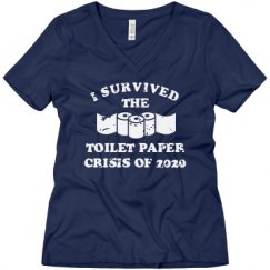 Ladies Relaxed Fit V-Neck Tee