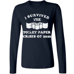 Ladies Relaxed Fit Basic Long Sleeve Tee