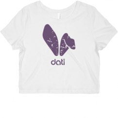 Ladies Slim Fit Crop Top Tee