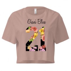 Ladies Festival Cali Crop Top Tee