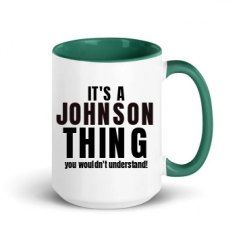 15oz Ceramic Mug with Color Inside