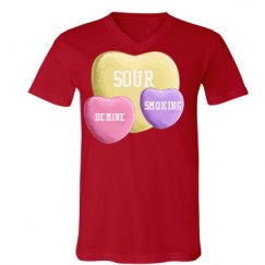 Unisex V-Neck Jersey Tee