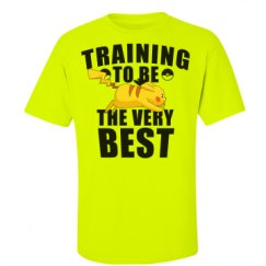 Unisex Ultra Cotton Safety Neon Crewneck Tee