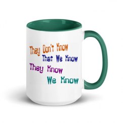 15oz Ceramic Mug with Color Inside